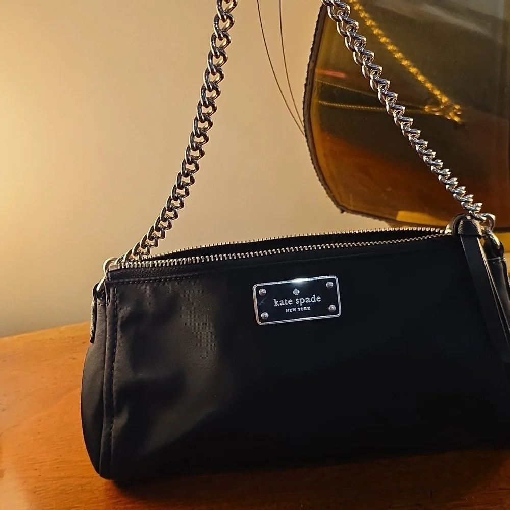 Kate Spade Nylon And Leather Crossbody